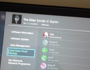 Nintendo switch как восстановить backup