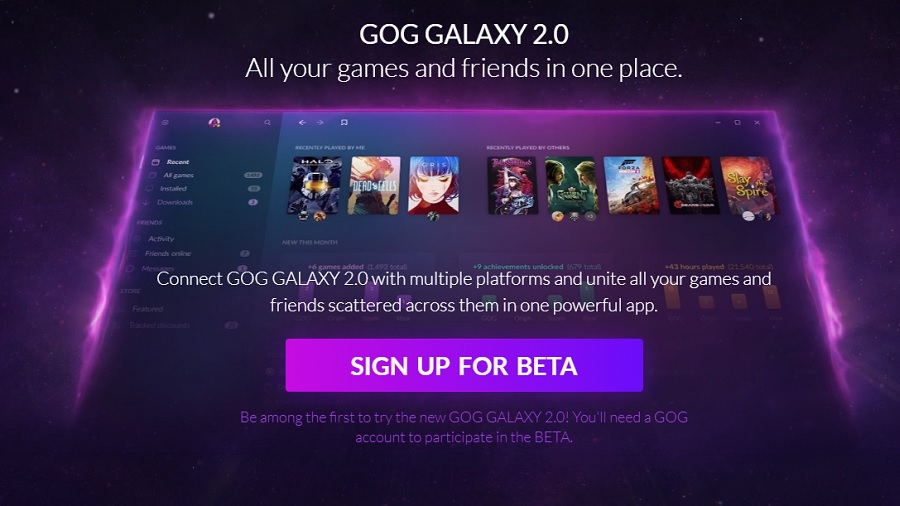 GOG Galaxy 2.0.68.112 download the new