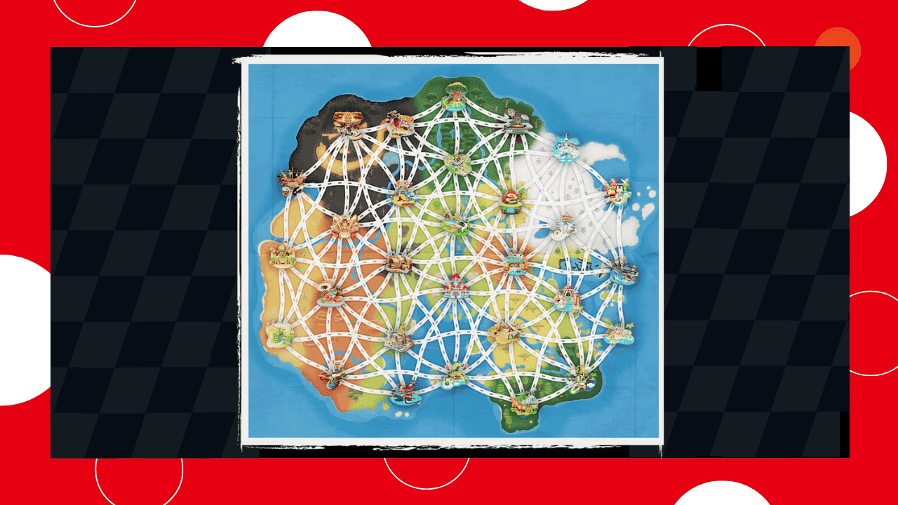 Mappa globale Mario Kart World