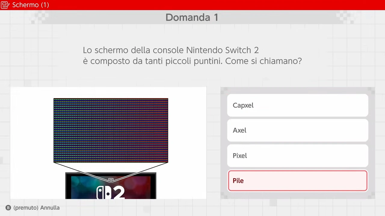 Nintendo Switch 2 Welcome Tour – screenshot - Quiz