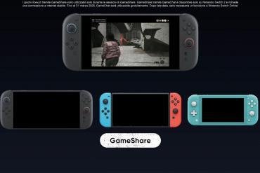 Schermata di condivisione gameshare okyo Scramble